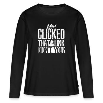 Hacker - Frauen Premium Bio Langarmshirt - Schwarz - Vorne - Julia (174cm)