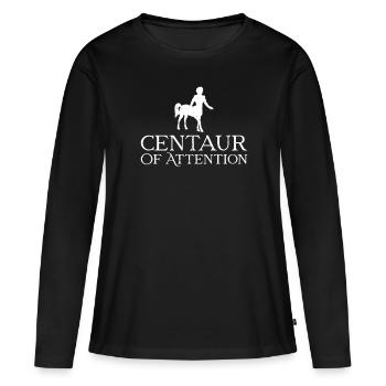 Mythologie grecque Dieu grec ancien - T-shirt manches longues Premium bio Femme - noir - Devant - Julia (174cm)