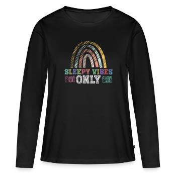Newborn Photographer Baby Photography Saying - Women's Premium Organic Long Sleeve Shirt - black - Front - Julia (174cm)
