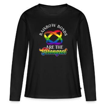 Gay Pride Hochzeit Homo-Ehe - Frauen Premium Bio Langarmshirt - Schwarz - Vorne - Julia (174cm)