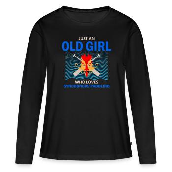 Festival de course de bateaux-dragons pour bateaux-dragons - T-shirt manches longues Premium bio Femme - noir - Devant - Julia (174cm)