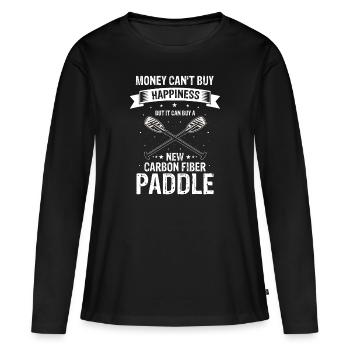 Drachenboot und Drachenboot Crew - Frauen Premium Bio Langarmshirt - Schwarz - Vorne - Julia (174cm)