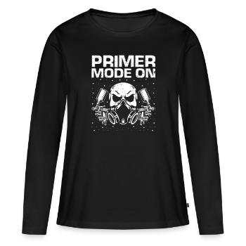 Autolackierer Angebot für Karosseriebauer - Frauen Premium Bio Langarmshirt - Schwarz - Vorne - Julia (174cm)