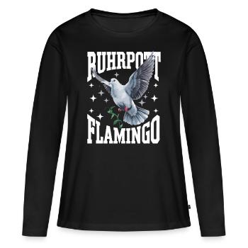 Rhénanie-du-Nord-Westphalie Rhénanie-du-Nord-Westphalie Rhénanie-du-Nord-Westphalie Allemagne Ruhrpott - T-shirt manches longues Premium bio Femme - noir - Devant - Julia (174cm)