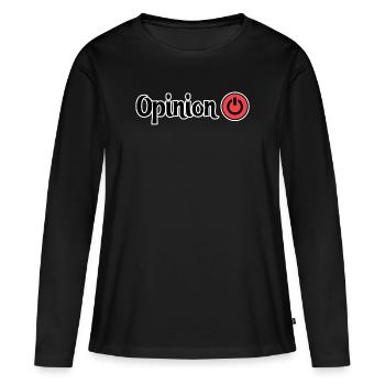 Dites-moi ce que vous en pensez. Avis OFF - T-shirt manches longues Premium bio Femme - noir - Devant - Julia (174cm)