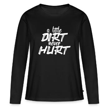 C’est un petit salaud. - T-shirt manches longues Premium bio Femme - noir - Devant - Julia (174cm)