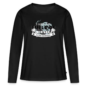 Mechanic, engine mechanic, diesel mechanic - Women's Premium Organic Long Sleeve Shirt - black - Front - Julia (174cm)