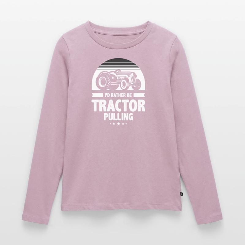 tractor pulling, tractor pulling Traktoren, Frauen Premium Bio Langarmshirt