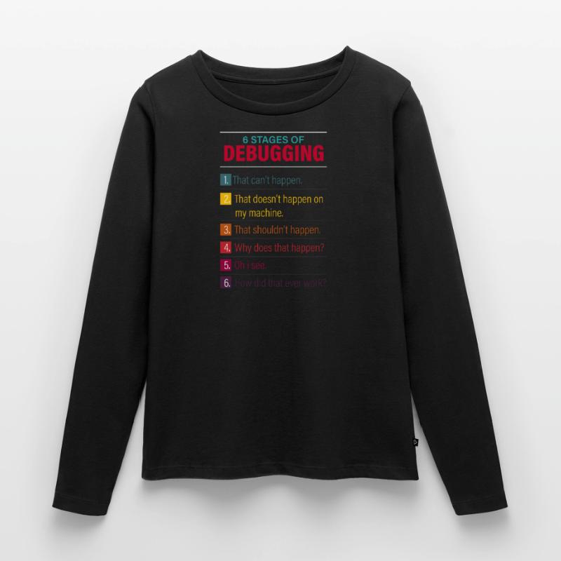 tech, tech tech support, geek, Women's Premium Organic Long Sleeve Shirt