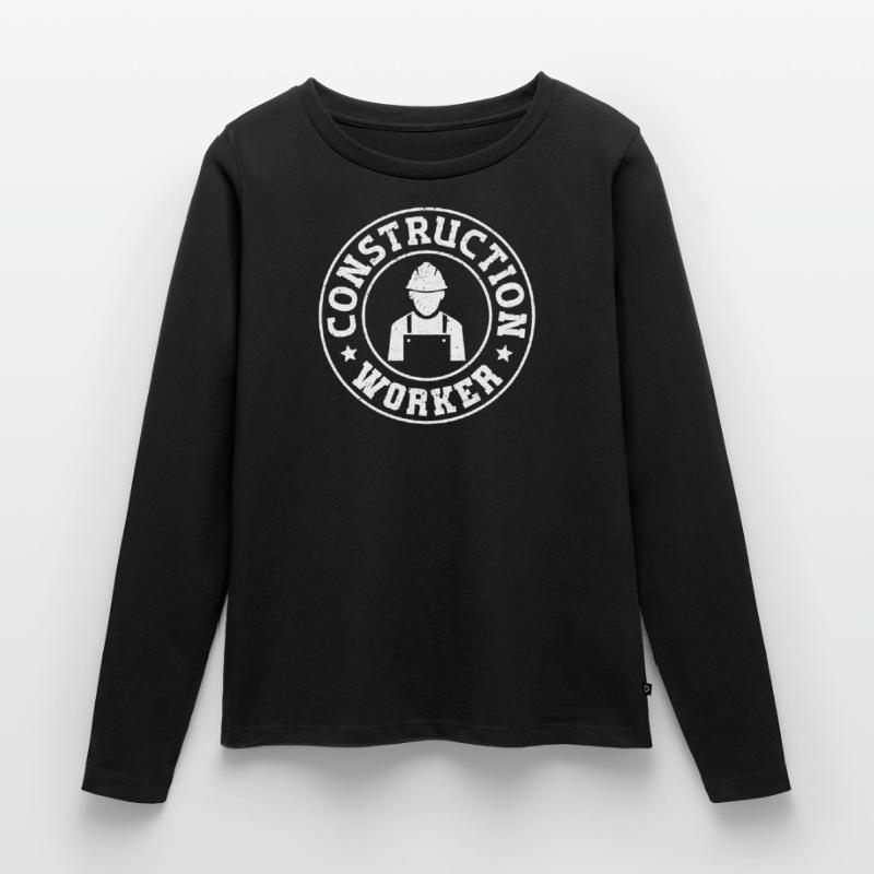 Construction Construction Worker Women's Premium Organic Long Sleeve Shirt