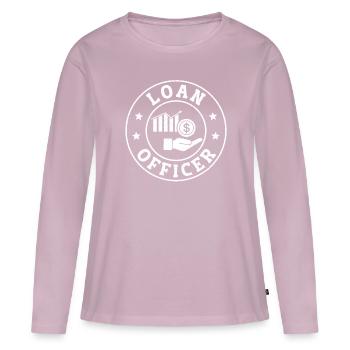 Finance and Accounting Loan - Women's Premium Organic Long Sleeve Shirt - dusky pink - Front - Julia (174cm)