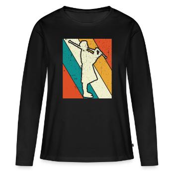 Cornemuse Cornemuse Cornemuse - T-shirt manches longues Premium bio Femme - noir - Devant - Julia (174cm)