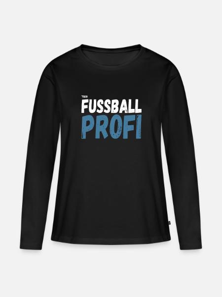 Tischfußball Profi Tischfußballer - Frauen Premium Bio Langarmshirt - Schwarz