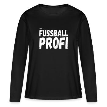 Tischfußball Profi Tischfußballer - Frauen Premium Bio Langarmshirt - Schwarz - Vorne - Julia (174cm)