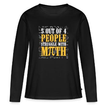 Software Developer Dad - Software Programmierer - Frauen Premium Bio Langarmshirt - Schwarz - Vorne - Julia (174cm)