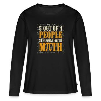 Software Developer Dad - Software Programmierer - Frauen Premium Bio Langarmshirt - Schwarz - Vorne - Julia (174cm)