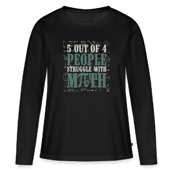 Software Developer Dad - Software Programmierer - Frauen Premium Bio Langarmshirt - Schwarz - Vorne - Julia (174cm)