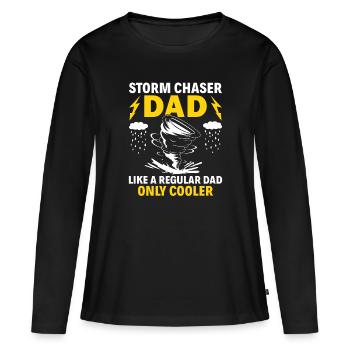More To Life Then Storm Chasing - Storm Chasing - Women's Premium Organic Long Sleeve Shirt - black - Front - Julia (174cm)