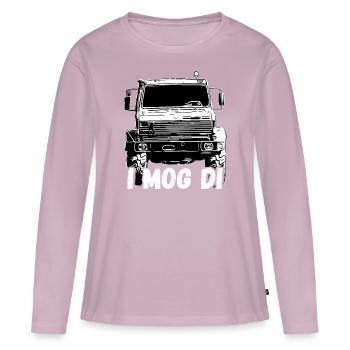 Unimog, commercial vehicle, truck, Unimog 406, tractor - Women's Premium Organic Long Sleeve Shirt - dusky pink - Front - Julia (174cm)