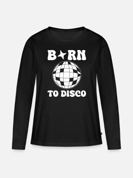 Disco-Liebhaber Professioneller Tänzer - Frauen Premium Bio Langarmshirt - Schwarz