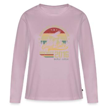 8 years Old Aged to Perfection born: November 2016 - Women's Premium Organic Long Sleeve Shirt - dusky pink - Front - Julia (174cm)