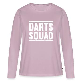 Dart Darts Volltreffer - Frauen Premium Bio Langarmshirt - Altrosa - Vorne - Julia (174cm)