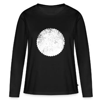 SHAPES SHAPE GRUNGE - Women's Premium Organic Long Sleeve Shirt - black - Front - Julia (174cm)
