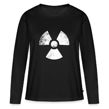 SHAPES SHAPE GRUNGE - Women's Premium Organic Long Sleeve Shirt - black - Front - Julia (174cm)
