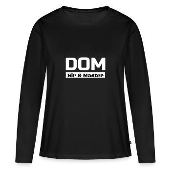 dom 1 original 1 - T-shirt manches longues Premium bio Femme - noir - Devant - Julia (174cm)