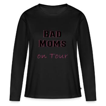 Bad Moms on Tour - Women's Evening, Party, JGA, Fun - Women's Premium Organic Long Sleeve Shirt - black - Front - Julia (174cm)