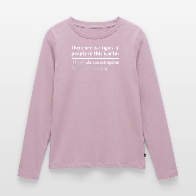 Données de base de données SQL Programmer Administration T-shirt manches longues Premium bio Femme