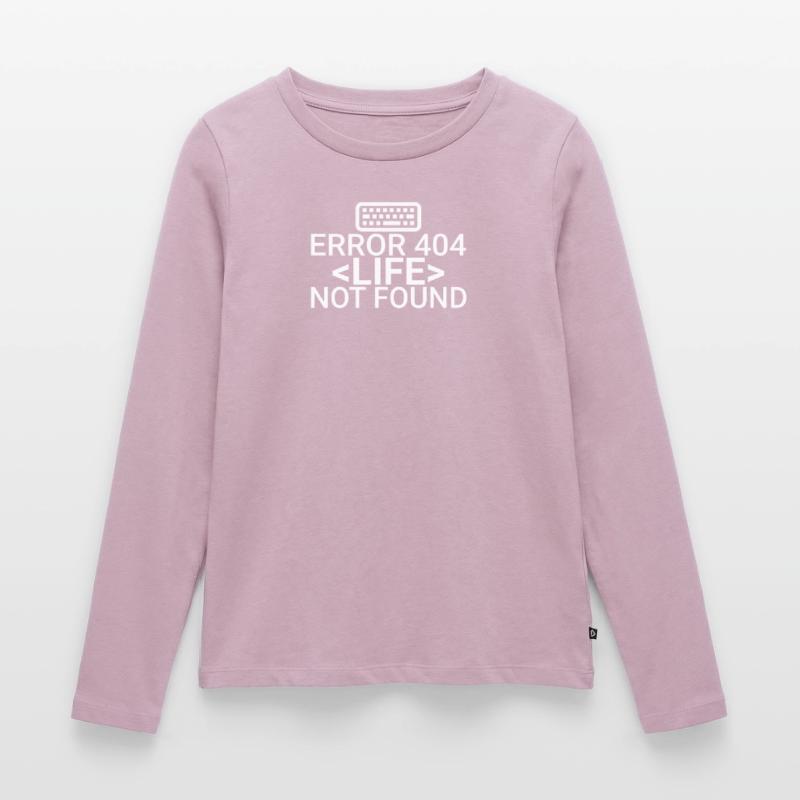 "Software Developer Life Error | Programmer" Women's Premium Organic Long Sleeve Shirt