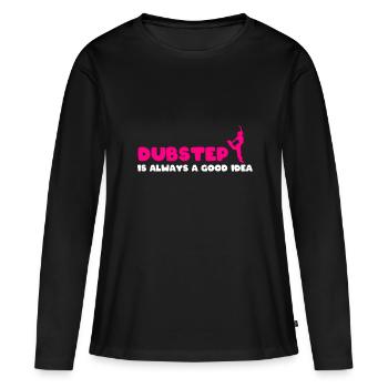 Dubstep-Liebhaber Dubstep-Künstler - Frauen Premium Bio Langarmshirt - Schwarz - Vorne - Julia (174cm)