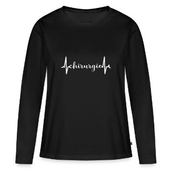 Chirurgie Chirurg Chirurgin - Frauen Premium Bio Langarmshirt - Schwarz - Vorne - Julia (174cm)
