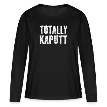 Je suis un dialecte américain totalement brisé - T-shirt manches longues Premium bio Femme - noir - Devant - Julia (174cm)