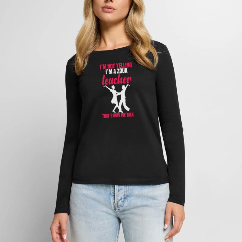Danse Zouk - Professeurs de Zouk et leçons de Zouk T-shirt manches longues Premium bio Femme