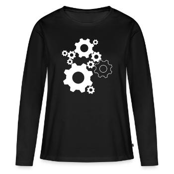 Gear Feinwerkmechaniker - Women's Premium Organic Long Sleeve Shirt - black - Front - Julia (174cm)