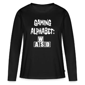 Game Player Console Controller Online Graphics lol - T-shirt manches longues Premium bio Femme - noir - Devant - Julia (174cm)