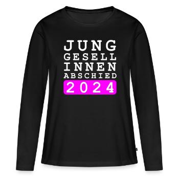 Bachelorette Party 2024 Bachelorette Party - Women's Premium Organic Long Sleeve Shirt - black - Front - Julia (174cm)