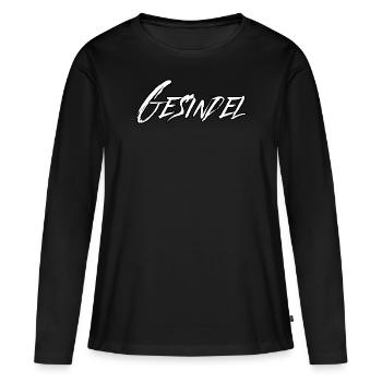 Gesindel wahrhaftige Degeneration - Frauen Premium Bio Langarmshirt - Schwarz - Vorne - Julia (174cm)