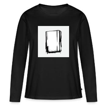 Proof Of Concept - The Analog Void - Women's Premium Organic Long Sleeve Shirt - black - Front - Julia (174cm)
