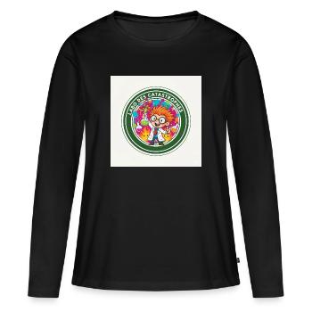 Labo Catastrophes Coloré Scientifique - T-shirt manches longues Premium bio Femme - noir - Devant - Julia (174cm)