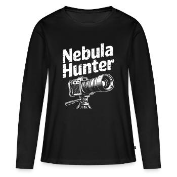 Nebula Hunter Camera Design - Women's Premium Organic Long Sleeve Shirt - black - Front - Julia (174cm)