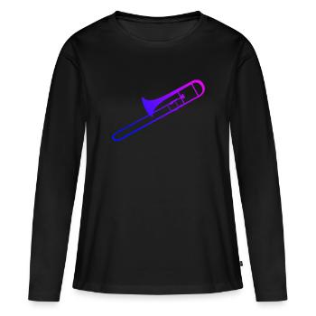 Brass Band Trombonist Trombonists Brass Orchestra - Women's Premium Organic Long Sleeve Shirt - black - Front - Julia (174cm)