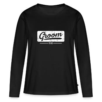 groom - Women's Premium Organic Long Sleeve Shirt - black - Front - Julia (174cm)