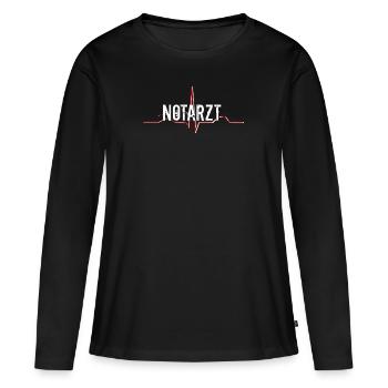 emergency doctor - Women's Premium Organic Long Sleeve Shirt - black - Front - Julia (174cm)