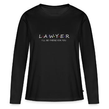 ADMINISTRATIVE LAW REGISTRY COURT JUSTICE GIFT - Women's Premium Organic Long Sleeve Shirt - black - Front - Julia (174cm)