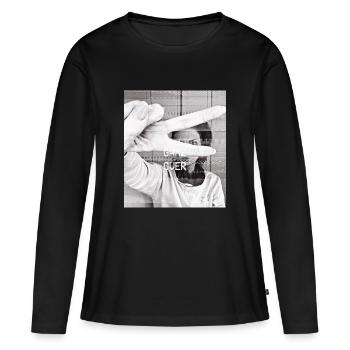 Game Over - Frauen Premium Bio Langarmshirt - Schwarz - Vorne - Julia (174cm)