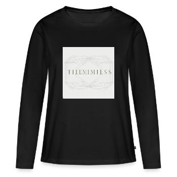 zeitloser stiel - Frauen Premium Bio Langarmshirt - Schwarz - Vorne - Julia (174cm)