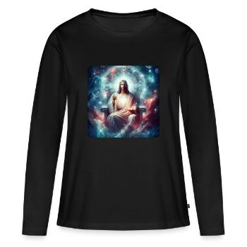image 40 - T-shirt manches longues Premium bio Femme - noir - Devant - Julia (174cm)
